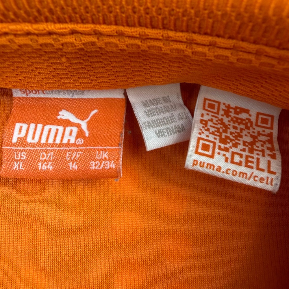 Puma Orange Polo Shirt - Picture 3 of 8
